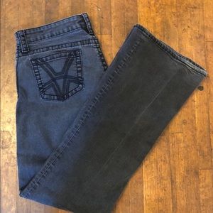 Kut from the Kloth Black Wash Nicole Jeans Size 14